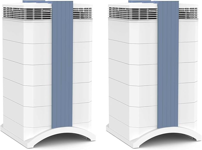IQAir GC MultiGas XE Air Purifier- 2-Pack – Smart MultiGas Filtration for Rooms up to 2250 sq ft - Chemicals, Odors, VOCs, and Particles, Swiss Made, WiFi Enabled-CubbioJoy