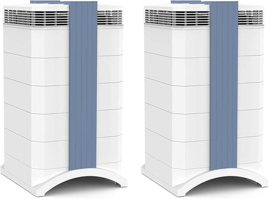 IQAir GC MultiGas XE Air Purifier- 2-Pack – Smart MultiGas Filtration for Rooms up to 2250 sq ft - Chemicals, Odors, VOCs, and Particles, Swiss Made, WiFi Enabled-CubbioJoy