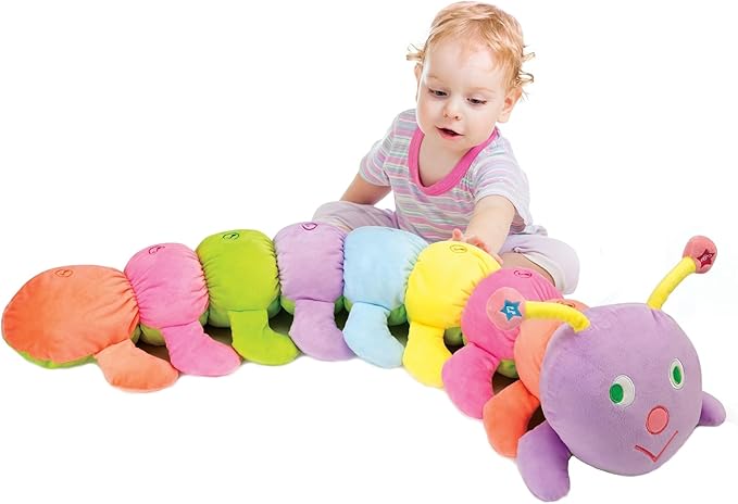 Bundaloo Jumbo Musical Caterpillar Plush Toy - Plays Fun Songs and 8 Musical Key Notes | for Children & Toddlers-CubbioJoy