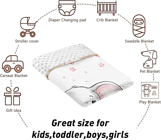 Custom Name Crib Bedding Set - Starry Sky Elephant Design, Personalized Baby Nursery Bedding 3-Piece Set– Soft Blanket, Fitted Sheet, Changing Pad Cover – for Newborns Girls Nursery Gifts-CubbioJoy