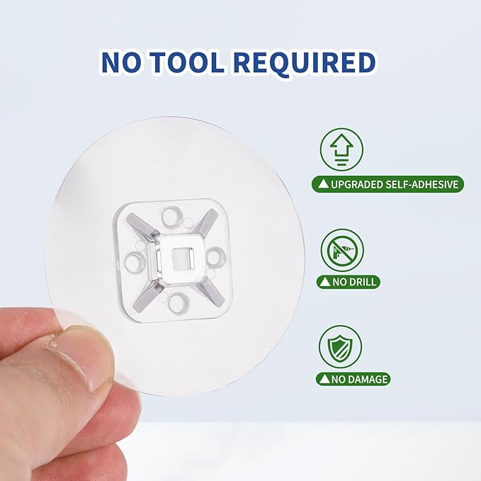 15 Pair Furniture Anchors for Baby Proofing, No Drill Upgraded Self-Adhesive Secure 168 Pound Furniture Prevent Falling Anti Tip Earthquake Straps for Child Safety-CubbioJoy