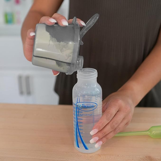 Dr. Brown's Insta-Prep Warm Water Dispenser with Baby Formula Dispenser, Gray-CubbioJoy