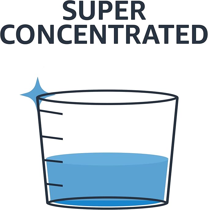 Amazon Basics Laundry Detergent Liquid, Concentrated, Clean Linen, 110 Loads, 82.5 Fl Oz, Pack of 2 (Previously Solimo)-CubbioJoy