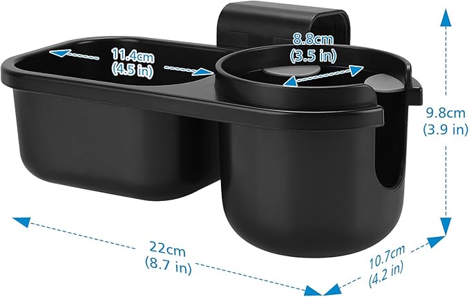 Accmor Child Cup Holder Snack Tray for Convertible Car Seats, Universal Child Cup Holder Compatible with Most Baby Car Seat Models-CubbioJoy