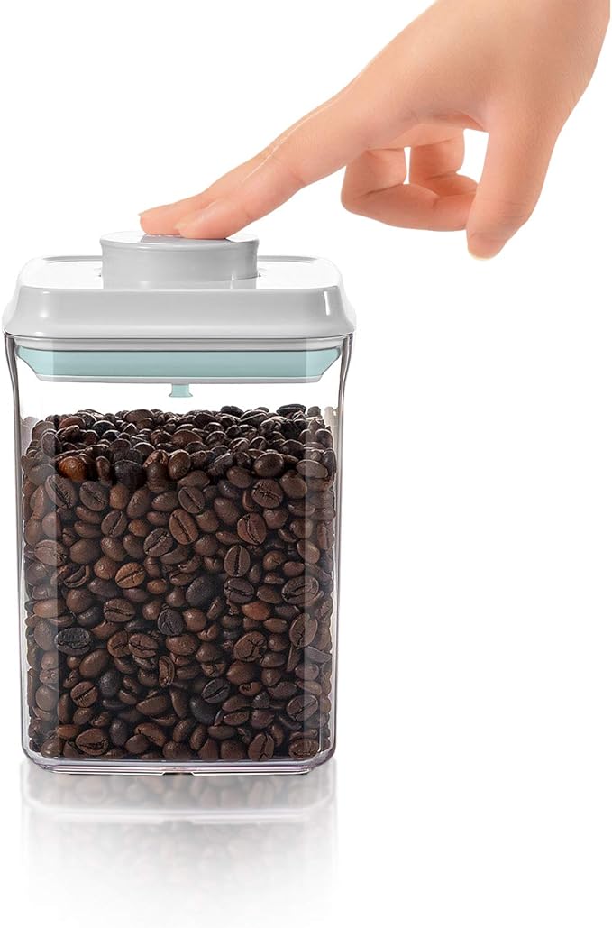 BopTop (1pc - 1500ml) Airtight Food Storage Container – Mechanical Silicone Seal Canister - BPA-Free - 1.5Qt-CubbioJoy