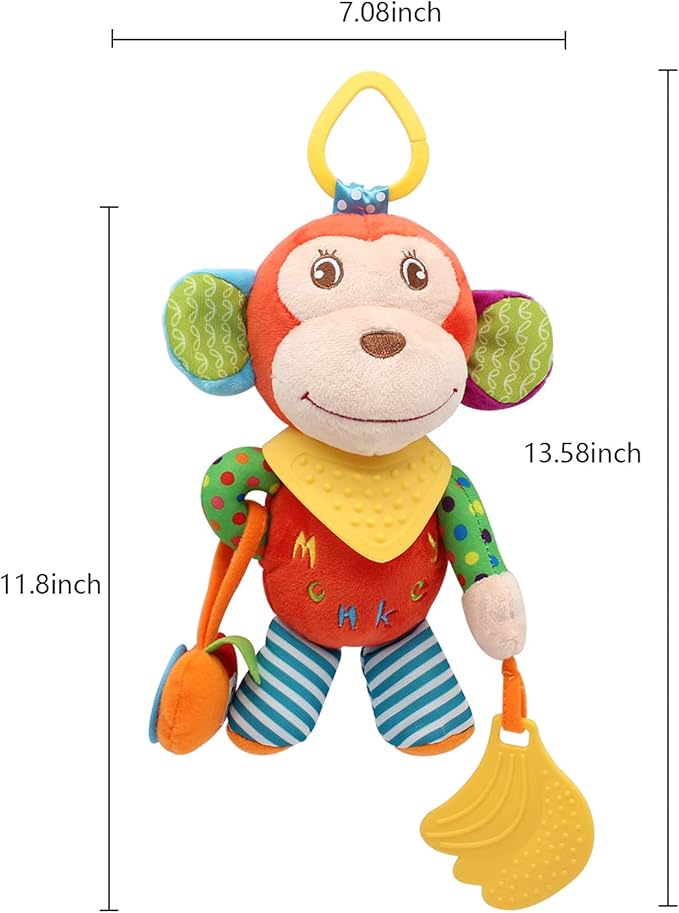 BLOOBLOOMAX Sock rattles for Babies 0-24 Months Baby Animal Foot Finder Educational Toys-CubbioJoy