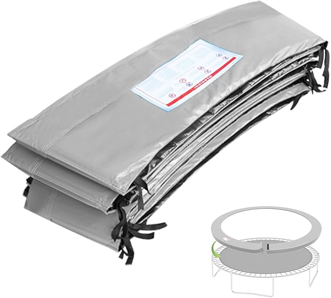 16FT/15FT/14FT/12FT/10FT Trampoline Safety Pad Replacement, Round Trampoline Spring Protection Cover, Fits 16FT/15FT/14FT/12FT/10FT Frames, Water-Resistant Trampoline Accessories-CubbioJoy