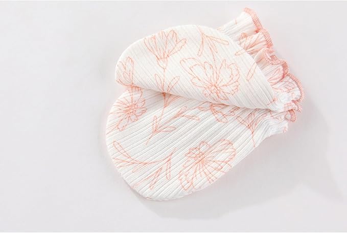 Cute Baby Girl Hats Mittens Set 10-Pack New Born Boy Caps Gloves Suit 0-6 Months Infant Accessories-CubbioJoy