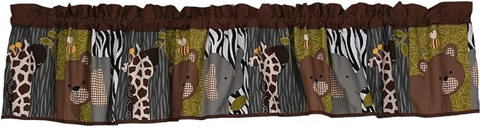 7 PCs Forest Animal Nursery Crib Bedding Set Baby Boy Elephant Giraffe Bear Cot Bedding Set-CubbioJoy