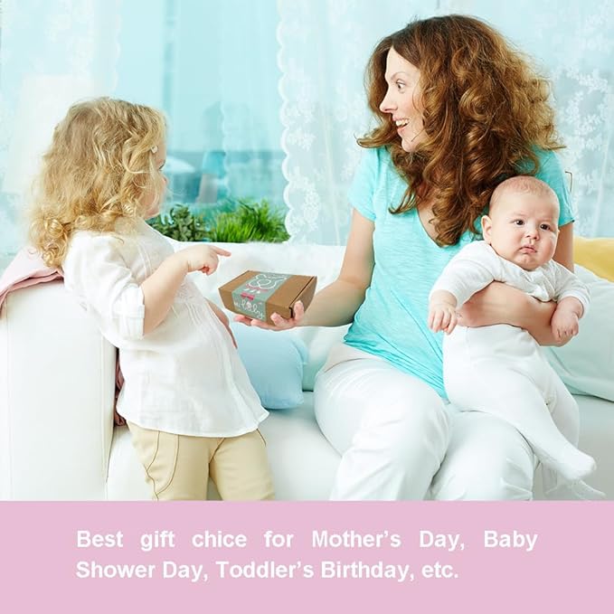 Baby Neck Pillows, Comfortable Baby Travel Head Neck Support Pillow for Car Seat Stroller Pushchair, Soft PP Cotton Travel Pillow for 0-1 Year Old Toddler Infant Newborn, Rainbow-CubbioJoy