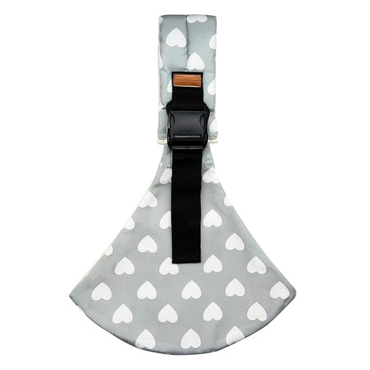 Baby Sling Carrier Newborn to Toddler Adjustable One-Shoulder Design with Hip Seat Support, Labor-Saving Baby Wraps Carrier 10-30 lbs(Heart)-CubbioJoy