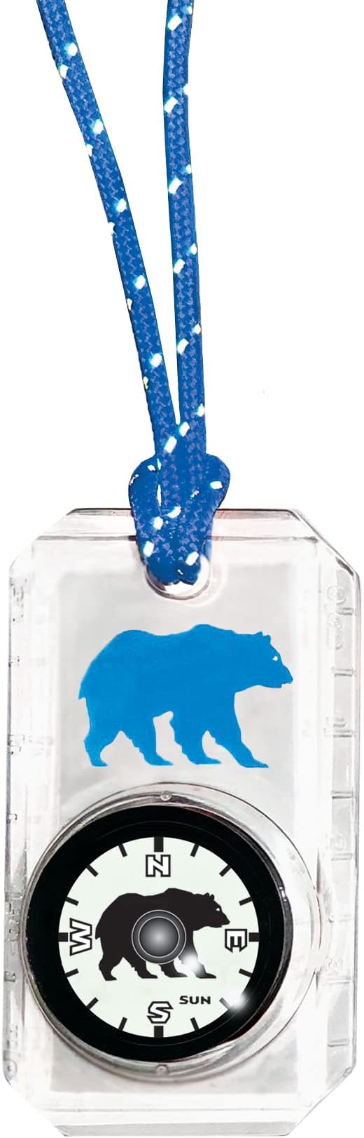 Big Discoveries Wildlife Compass for Kids - Children's Compasses for Camping, Hiking, and Exploring | Break-Away Neon Lanyard-CubbioJoy