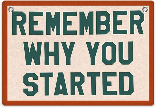 Inspirational Banner, Motivational Wall Decor, Positive Affirmations Wall Hanging, Vintage Banner Flag, Wall Flag Home Living Room Gym Dorm Office Decor, Banner for Room-CubbioJoy