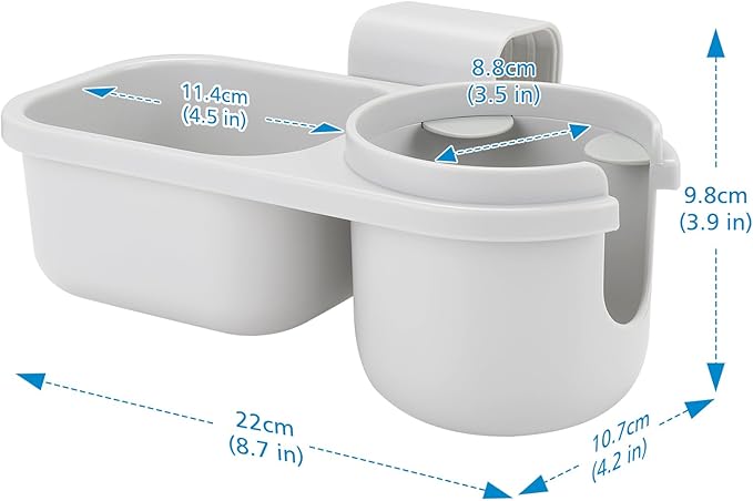 Accmor Child Cup Holder Snack Tray for Convertible Car Seats, Universal Child Cup Holder Compatible with Most Baby Car Seat Models-CubbioJoy