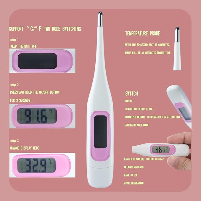 Baby Grooming Kit, Baby Essentials for Newborns, Portable Baby Care Kit, Contains Baby Nail Clippers, Baby Comb, Baby Brush, Baby Ear Wax Removal Tool and More (10 in 1) (Pink)-CubbioJoy