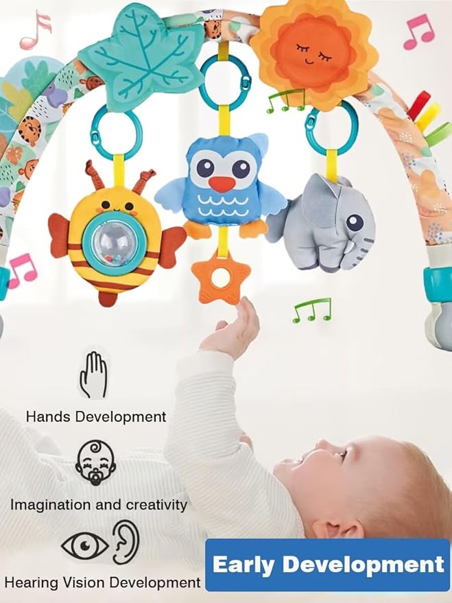 Baby Stroller Arch Toys, Pau1Hami1ton Car Seat Toys,Baby Gifts.S-19(Blue Owl)-CubbioJoy