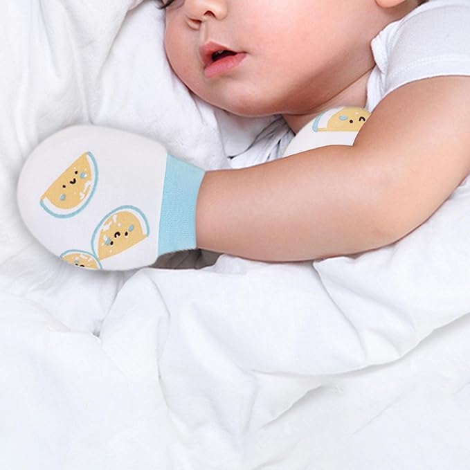 Baby Mittens No Scratch Mittens Infant Soft Gloves Mittens for 0-6 Months Boys Girls-CubbioJoy