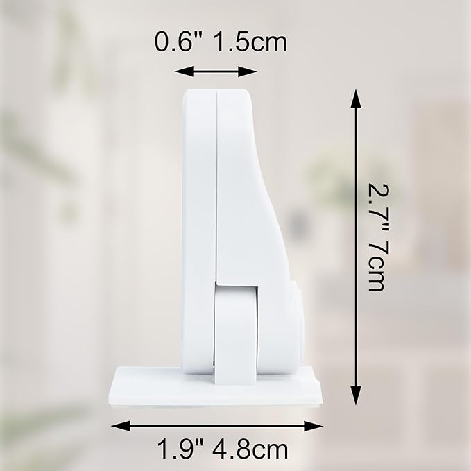 Child Proof Door Lever Lock(6 Pack) - Baby Proofing Door Handle Lock, 3M Adhesive & No DrillingNeed, Minimalist Design, Child Safety Door Handle Locks-CubbioJoy