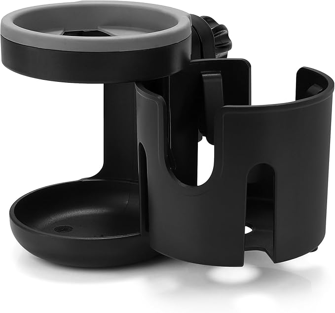 Accmor Universal Cup Holder, Stroller Cup Holder, 360° Rotatable Large Caliber Designed Bottle Holder for Stroller, Bike, Wheelchair, Walker, Scooter-CubbioJoy