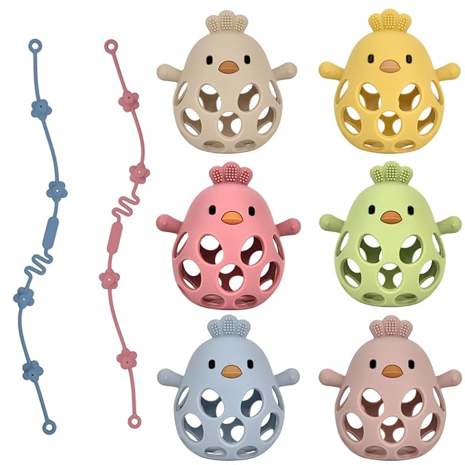 Baby Teething Toys, Teething Toys, Teethers for Babies 3-6 Months, Baby Chew Toys, BPA Free Teether Mitten with Soft Texture for Sensory Exploration and Itching Teething Relief-CubbioJoy