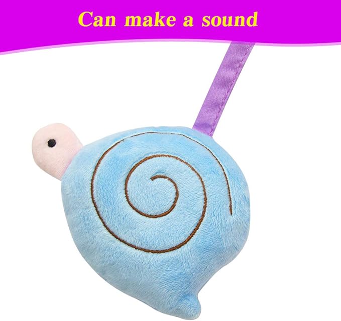 Caterbee Travel Arch Bassinet Toys for Baby Hanging on Stroller, Crib & Pram. Activity Toy bar for Baby Bouncer(Purle)-CubbioJoy