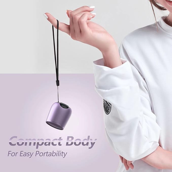 INSMY C17-MAX, Waterproof Small Bluetooth Speaker, Rich Audio, Pairing, Portable, Handheld, Purple-CubbioJoy
