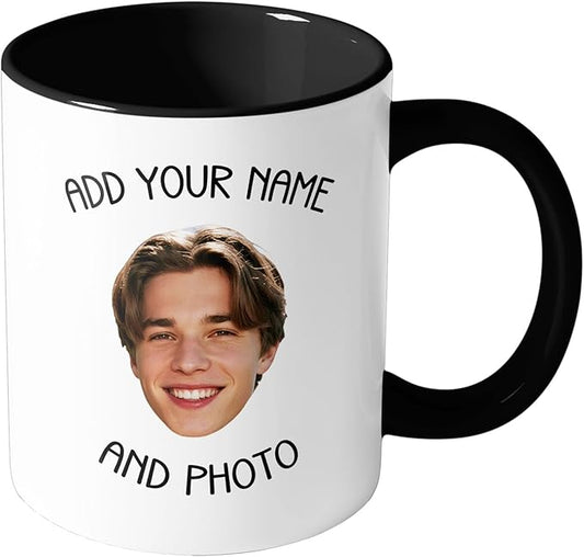 Custom Mug, Customized Photo Coffee Mug, Personalized 11 Oz Ceramic Mug with Text Photo, Taza Personalizadas for Men Women-CubbioJoy