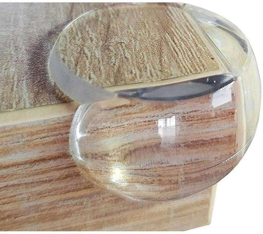 Clear Corner Protectors for Baby Safety, Transparent Furniture Edge Guards, Cushioned Protection for Tables, Soft Bumpers (24)-CubbioJoy