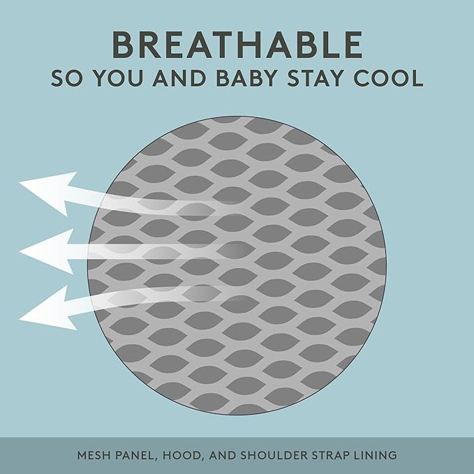 Baby Tula Explore Carriers - Breathable Baby Carrier Newborn to Toddler - Adjustable Toddler Carrier - Multiple Ergonomic Positions Front and Back - Ergonomic Fit for 7-45 lb - Mesh, Beyond-CubbioJoy