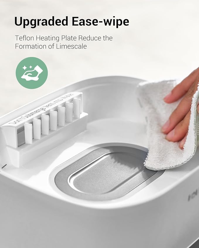 Baby Bottle Sterilizer | Esterilizador de Biberones, 6-in-1 HAUTURE Bottle Sterilizer and Dryer, Electric Steam Bottle Sanitizer for Baby Stuffs, Baby Bottles & Breast Pump Accessories-CubbioJoy