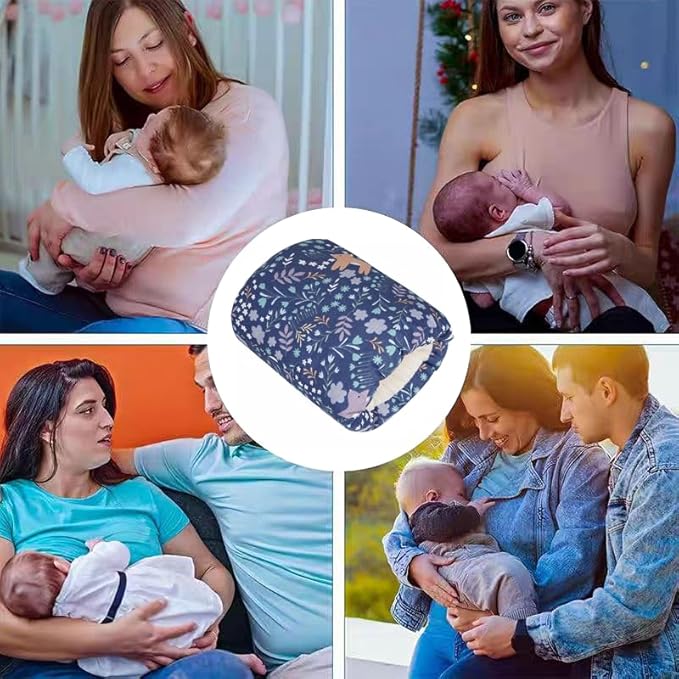 Cozy Cradle Pillow, Cozy Cradle Arm Pillow, Baby Nursing Pillow Head Support Pillow for Breastfeeding Bottle Feeding (Small Gray Fish)-CubbioJoy