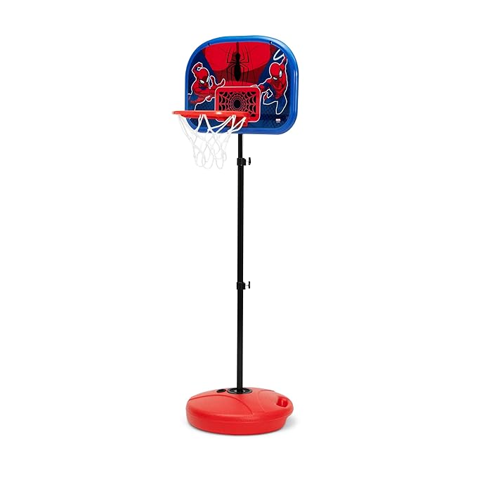 Delta Children - Marvel Spider-Man Basketball Hoop Set for Kids, Red-CubbioJoy