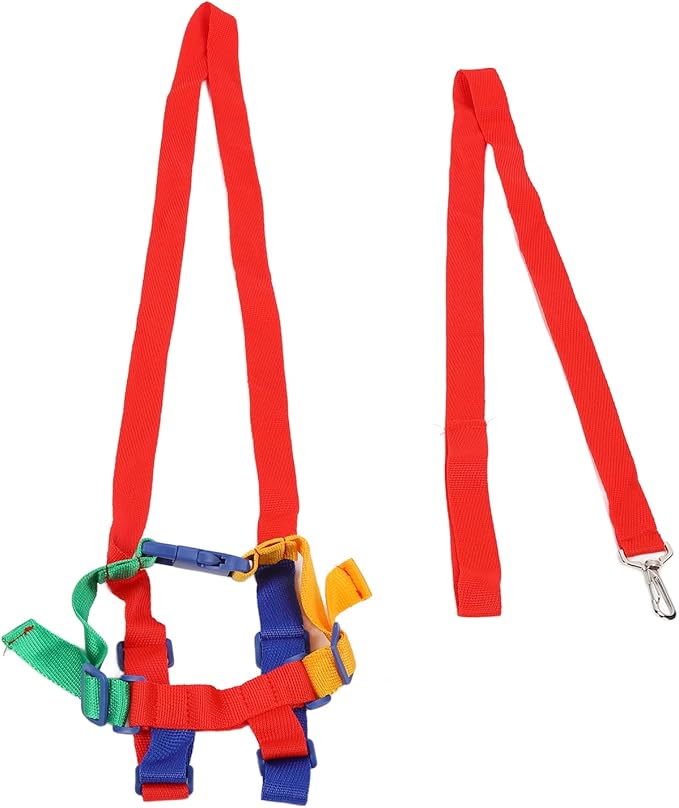 Dioche 2 in 1 Toddler Leash & Anti Lost Wrist Link for Toddlers, Breathable Regulable Shoulder Straps, Polyester Kid Safety Leash for Boys & Girls-CubbioJoy