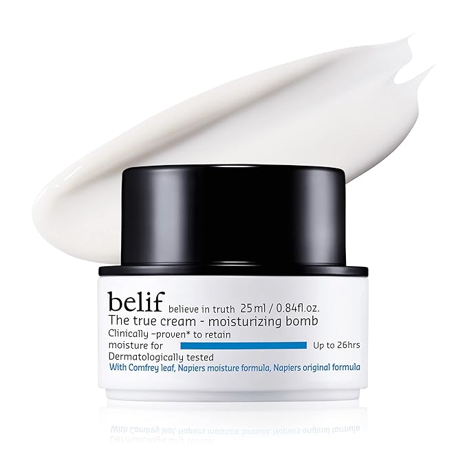 belif The True Cream Moisturizing Bomb with Oak Husk and Vitamin B | Moisturizer | Good for Dry Skin, Dryness Dullness, and Uneven Texture |For Normal, Dry Skin Types-CubbioJoy