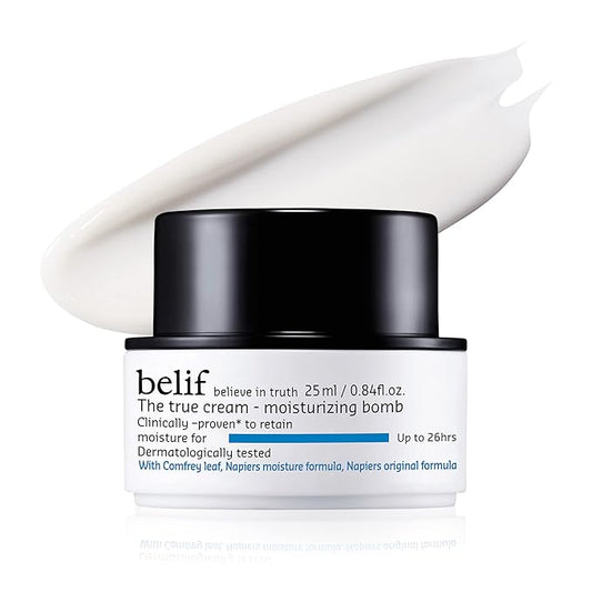 belif The True Cream Moisturizing Bomb with Oak Husk and Vitamin B | Moisturizer | Good for Dry Skin, Dryness Dullness, and Uneven Texture |For Normal, Dry Skin Types-CubbioJoy