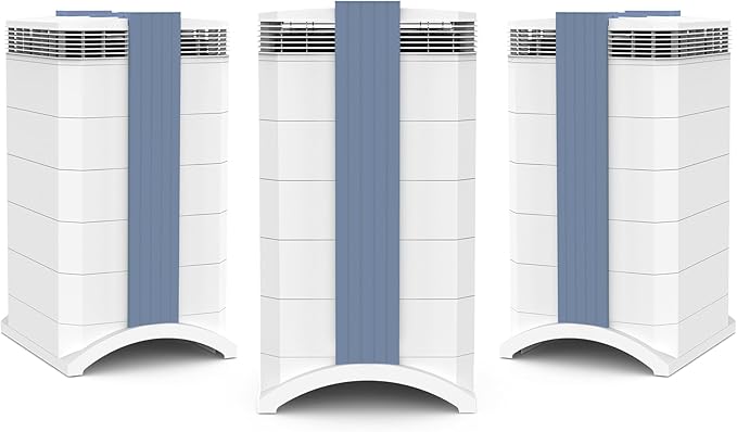 IQAir GC MultiGas XE Air Purifier - 3-Pack – Smart MultiGas Filtration for Spaces up to 3375 sq ft - Chemicals, Odors, VOCs, and Particles, Swiss Made, WiFi Enabled-CubbioJoy