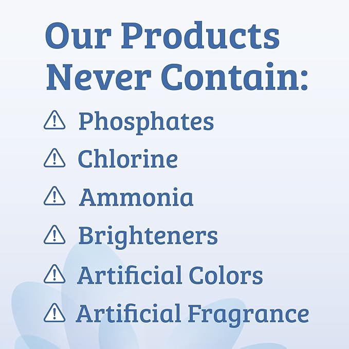 Biokleen Free & Clear Natural 3X Concentrated Liquid Laundry Detergent, 300 Loads, Plant-Based, Hypoallergenic, Removes Stains & Fights Odors, Dye Free, Unscented-CubbioJoy