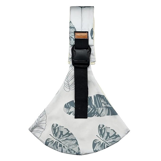 Baby Sling Carrier Newborn to Toddler Adjustable One-Shoulder Design with Hip Seat Support, Labor-Saving Baby Wraps Carrier 10-30 lbs(Leaf)-CubbioJoy