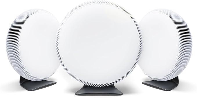 IQAir Atem X - 3Pack - Smart Air Purifier for Large Room up to 4950 sq. ft., WiFi App Control, HyperHEPA Filters Viruses, Bacteria, Allergies, Asthma, Mold, Pets, Dust, Odor; Made in Germany-CubbioJoy