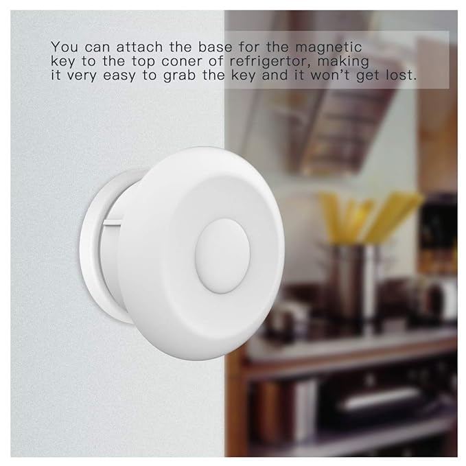 Child Safety Magnetic Cabinet Locks(20 Locks + 3 Keys), Baby Proof, No Tools Or Screws Needed - Norjews-CubbioJoy