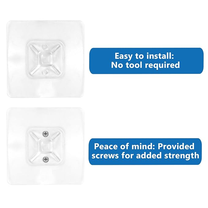 Adhesive Furniture Wall Anchors (10 Pairs 20 Packs), Vinkqiado Anti Tip Furniture Safety Straps for Baby Proofing, Secure Bookcase Dresser Shelf Cabinet to Wall for Child-CubbioJoy