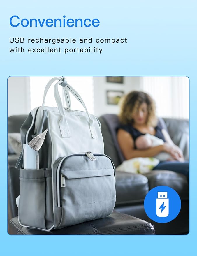 Baby Nasal Aspirator, Electric Nose Sucker with 5 Levels Suction, Soothing Light & Nursery Rhymes-CubbioJoy