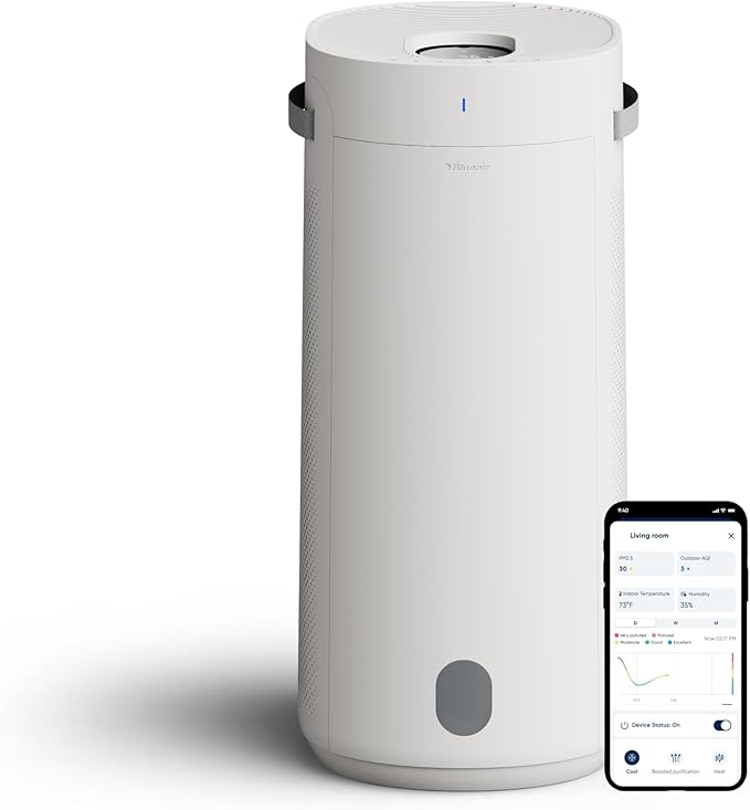 BLUEAIR 2-in-1 Purify + Humidify: Air Purifier and Humidifier with HEPASilent™ and 360° InvisibleMist™ Technology, Top Pour - covers 1,726 sqft in 60 minutes - Perfectly balanced air, one product-CubbioJoy