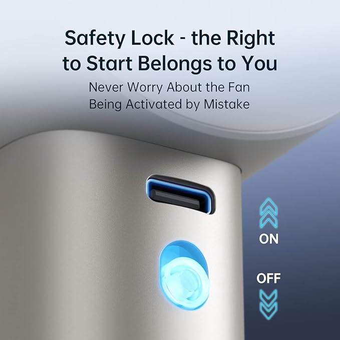 JISULIFE Handheld Fan Pro Series - Extreme Cooling Output: 1-100 Speed Scroll Wheel, Metal Body, Digital Display, 1.5H Fast Charge, 5000mAh-Portable Fan for Travel Outdoor, Gifts for Women Men(Brown)-CubbioJoy