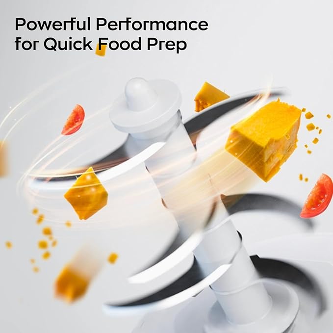 Bc Babycare Baby Food Maker-Baby Food blender for Fruit, Vegatable & Meat,Mini Food Processor for Potatoes, Grapes & Strawberries,White,10oz-CubbioJoy