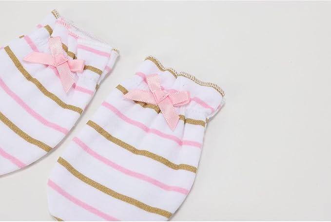 5 Pairs Baby Not Scratch Mittens 0-6 Months New Born Boy Girl Gloves Cute Infant Accessories-CubbioJoy