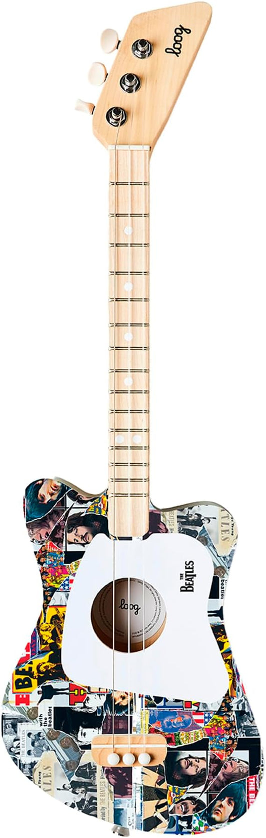 Beatles + Loog Mini Acoustic Guitar for Kids Toddler Children Ages 3+ (Anthology)-CubbioJoy