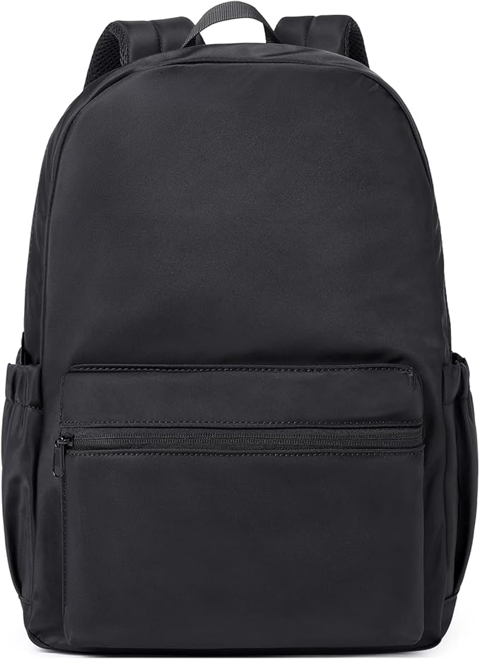 CLUCI Black Backpack for Women Men, Waterproof High School Bookbag, Lightweight Casual Travel Daypack, Classic Basic College Backpack, Middle School Bag for Teen Girls Boys Laptop Backpack-CubbioJoy