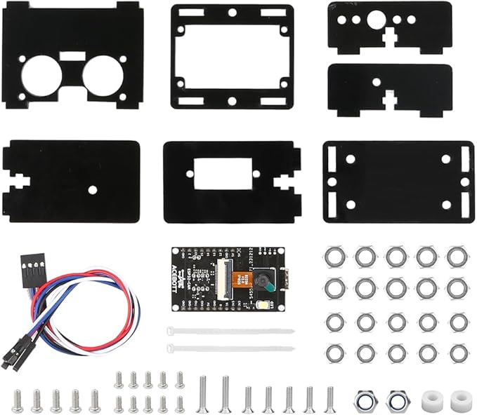 3MP Camera Expansion Pack Smart Car Starter Kit, Robotics Kit for Kids Ages 8-12 12-16, STEM Toys Coding Robot Kit for Teens & Adults(QD002)-CubbioJoy