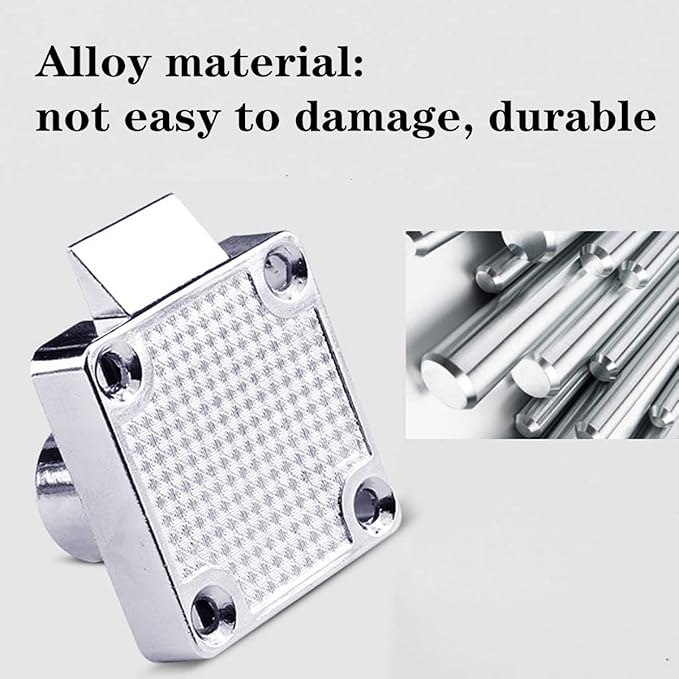 Automatic Lock Tongue Cabinet Drawer Lock & Forstner Drill Bit Furniture Locker Lock Showcase Lock Drilling Diameter 3/4"/19mm for (3/5"-/15mm -7/8"-/22mm) Door Panel-CubbioJoy